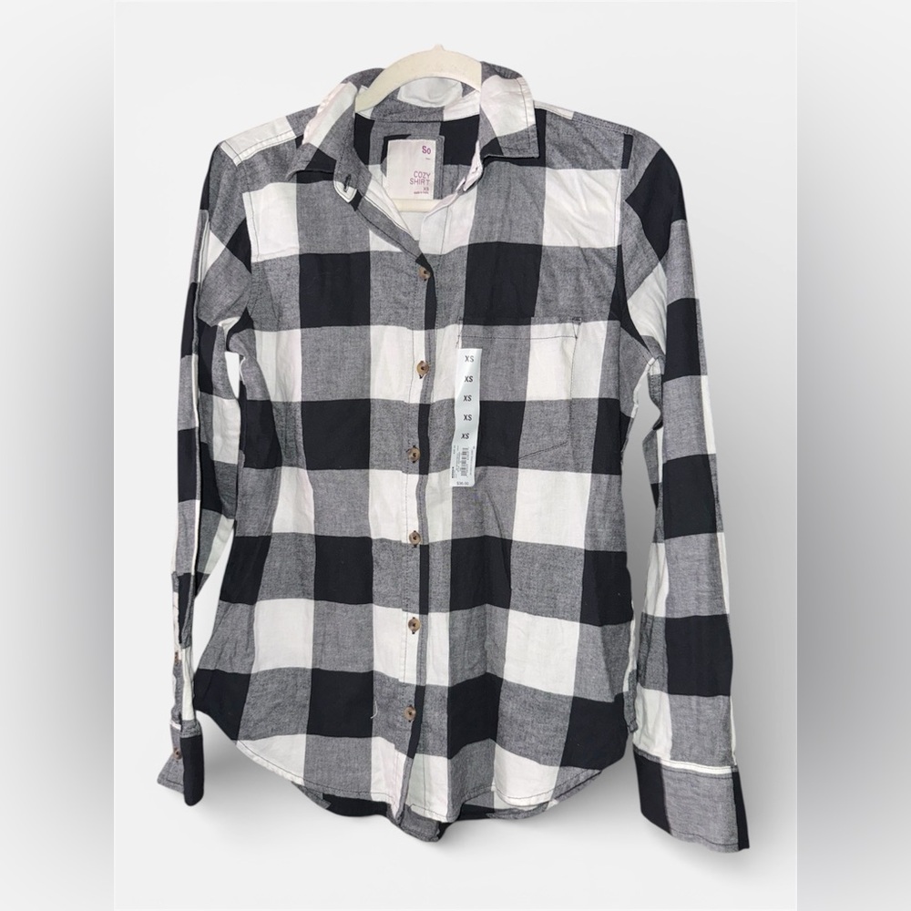 SO NWT Plaid Shirt